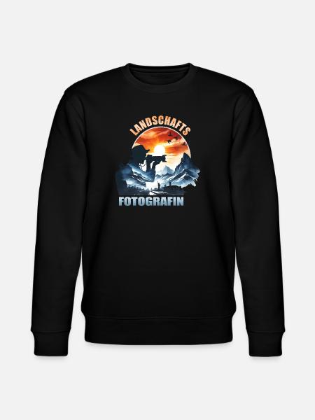 Landschafts Fotografin - Stanley/Stella Unisex Bio-Sweatshirt CHANGER - Schwarz