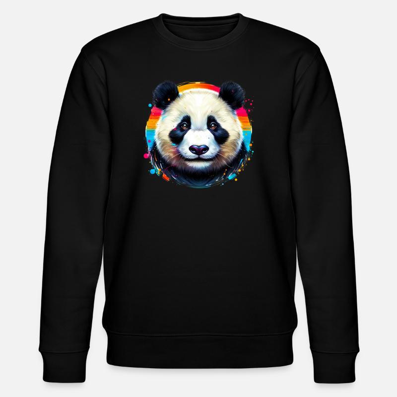 Panda - Sweat bio CHANGER Stanley/Stella Unisexe - noir
