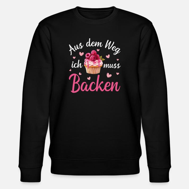 Baking Baker Baker - Stanley/Stella CHANGER Unisex Organic Sweatshirt - black
