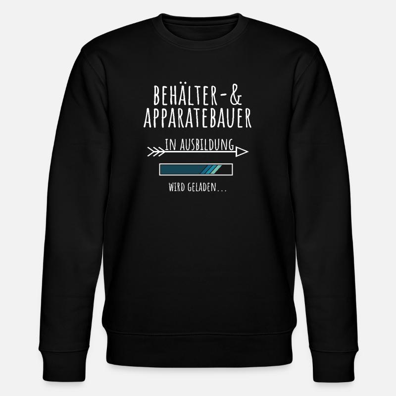 Behälter und Apparatebauer Ausbildung Beruf - Stanley/Stella Unisex Bio-Sweatshirt CHANGER  - Schwarz