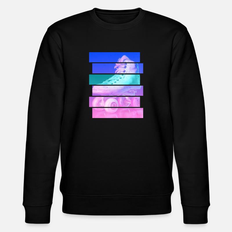 Roller-skate - Stanley/Stella CHANGER Unisex Organic Sweatshirt - black