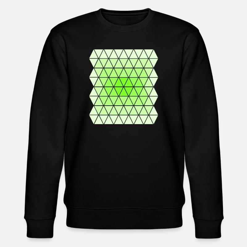 Motif Dégradé de Vert - Sweat bio CHANGER Stanley/Stella Unisexe - noir