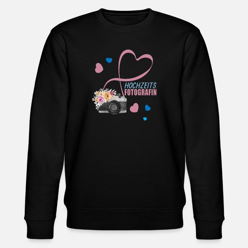 Hochzeitsfotografin - Stanley/Stella Unisex Bio-Sweatshirt CHANGER  - Schwarz