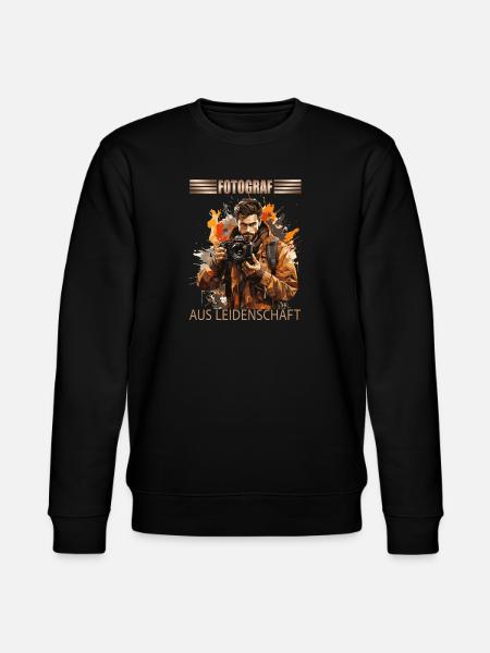 Fotograf aus Leidenschaft - Stanley/Stella Unisex Bio-Sweatshirt CHANGER - Schwarz