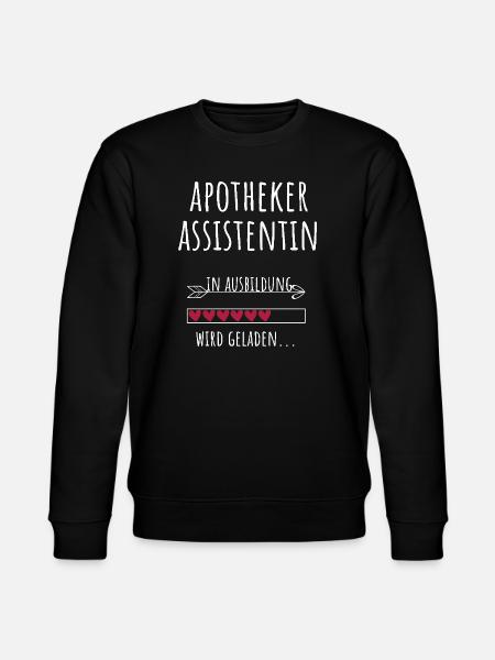 Apothekerassistentin Ausbildung Beruf Geschenk - Stanley/Stella Unisex Bio-Sweatshirt CHANGER - Schwarz