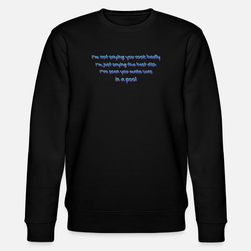Poolküchen-Witz - Stanley/Stella Unisex Bio-Sweatshirt CHANGER - Schwarz