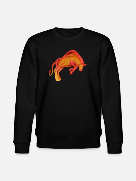 Stier - Stanley/Stella Unisex Bio-Sweatshirt CHANGER  - Schwarz