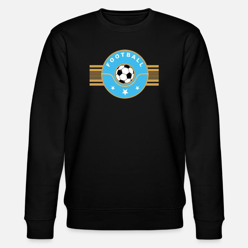 Fußball - Stanley/Stella Unisex Bio-Sweatshirt CHANGER  - Schwarz
