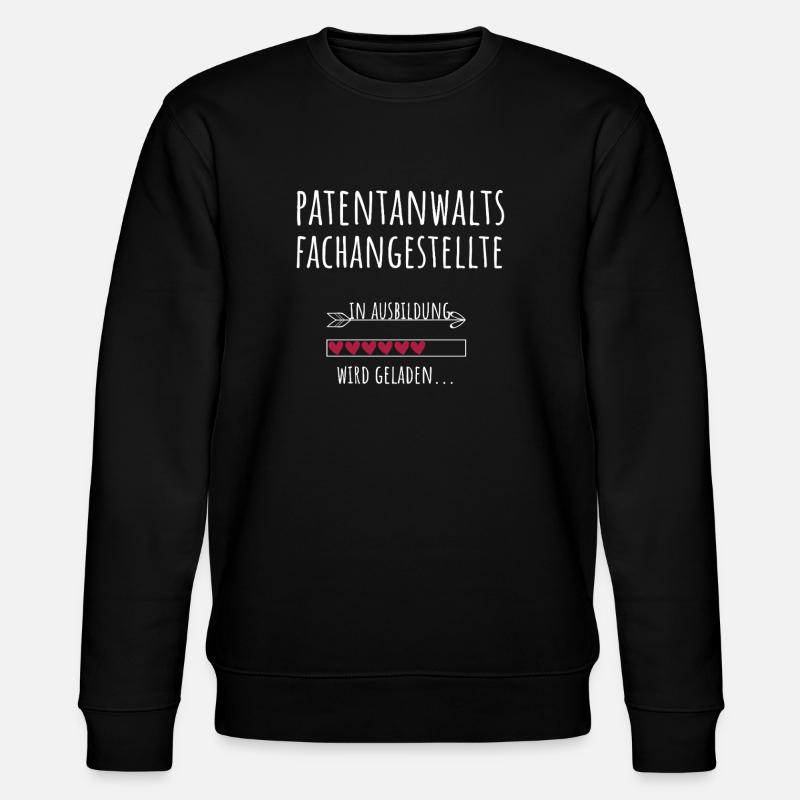 Patentanwaltsfachangestellte Ausbildung Beruf - Stanley/Stella Unisex Bio-Sweatshirt CHANGER  - Schwarz