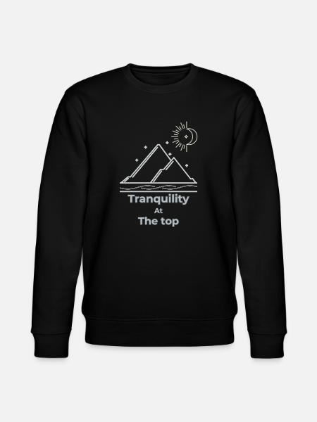 Tranquillité au sommet slow living - Sweat bio CHANGER Stanley/Stella Unisexe - noir