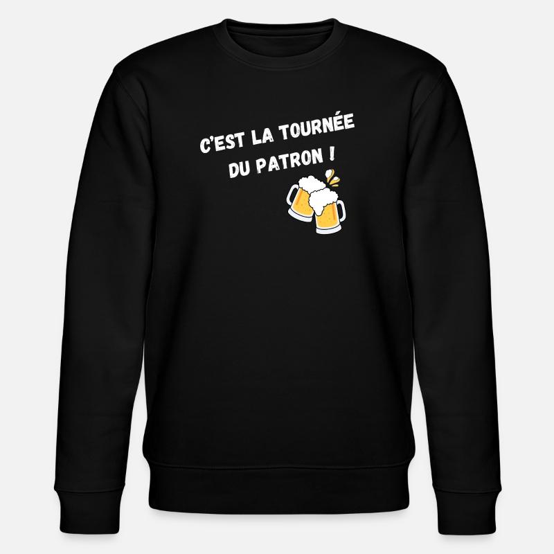 C'est La Tournée Du Patron ! - Sweat bio CHANGER Stanley/Stella Unisexe - noir