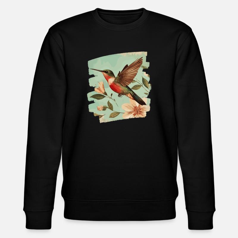 Kolibri - Stanley/Stella Unisex Bio-Sweatshirt CHANGER  - Schwarz