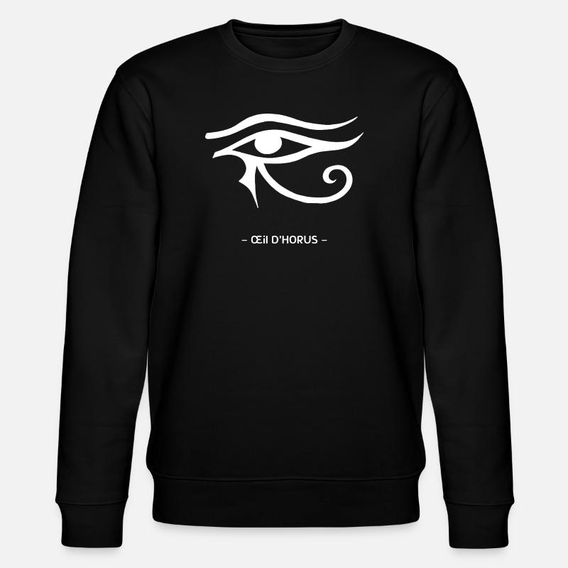 Œil D'Horus - Sweat bio CHANGER Stanley/Stella Unisexe - noir