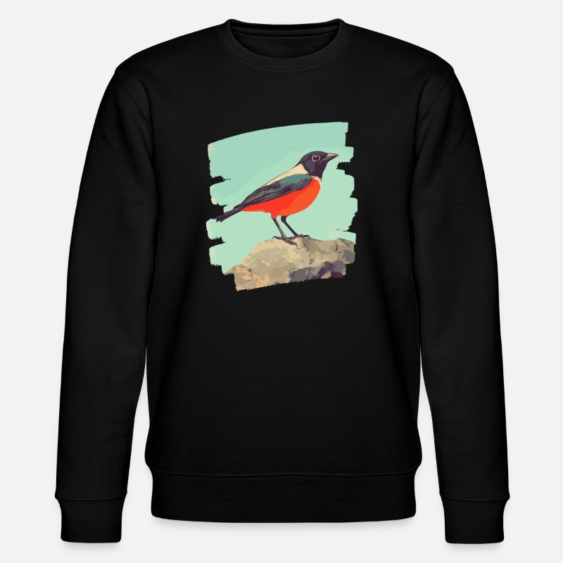 Kanarienvogel - Stanley/Stella Unisex Bio-Sweatshirt CHANGER  - Schwarz