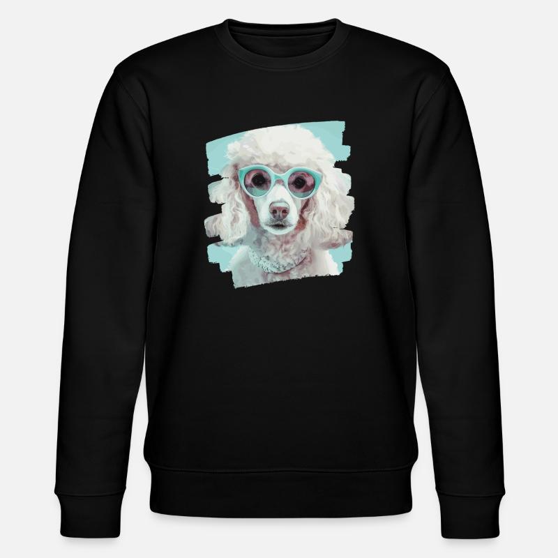 Pudel - Stanley/Stella Unisex Bio-Sweatshirt CHANGER  - Schwarz