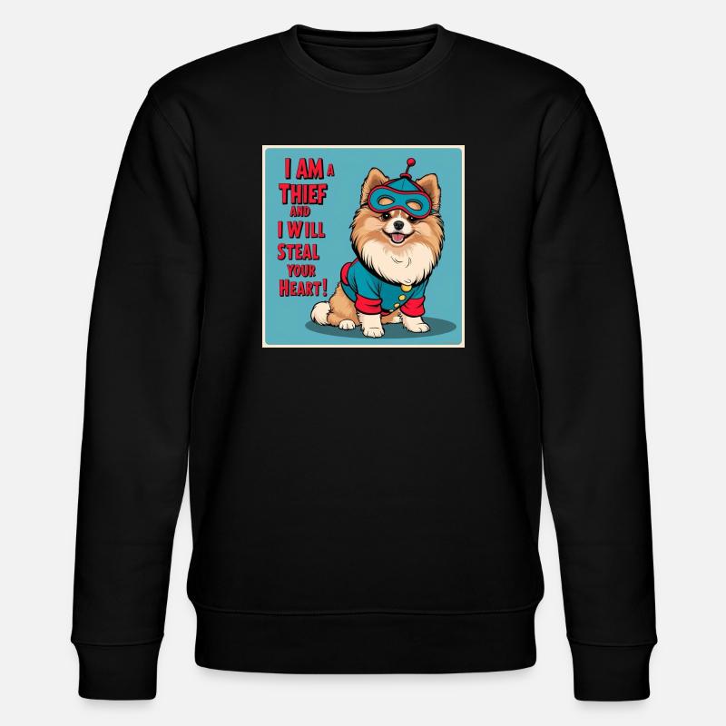 Chien déguisé en super-héros - Sweat bio CHANGER Stanley/Stella Unisexe - noir