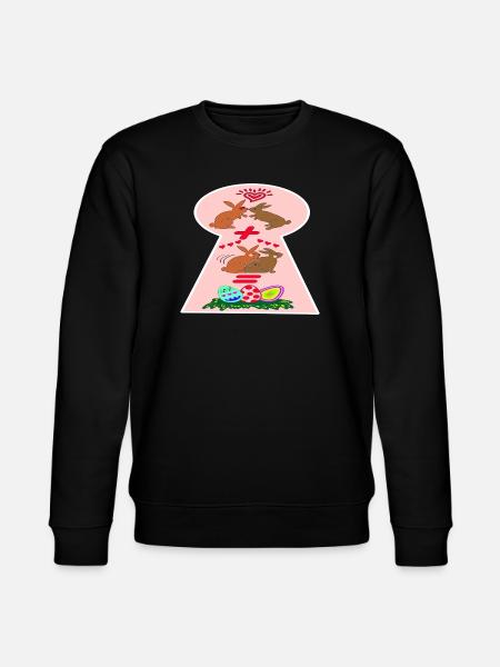 Naughty Easter Bunnies Funny Easter - Stanley/Stella CHANGER Unisex Organic Sweatshirt - black