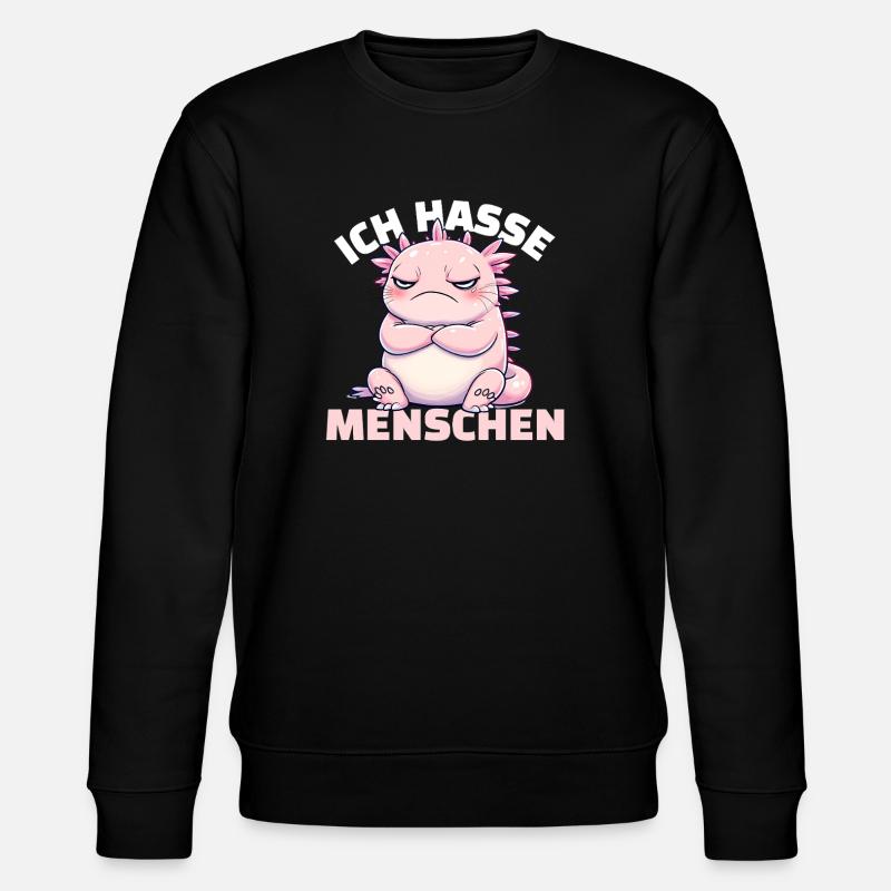 Axolotl rose pour les fans d’animaux - Sweat bio CHANGER Stanley/Stella Unisexe - noir