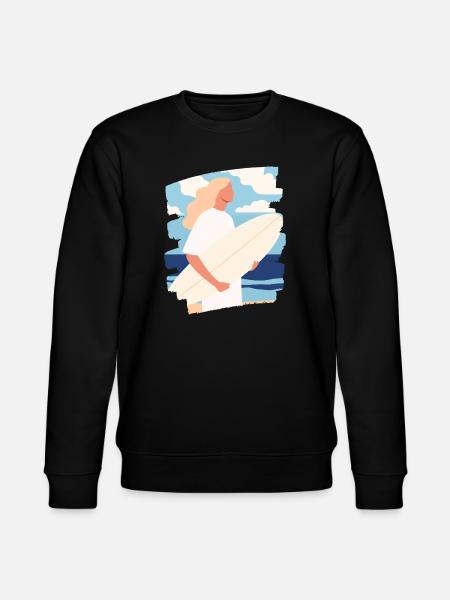 Surfer - Stanley/Stella Unisex Bio-Sweatshirt CHANGER - Schwarz