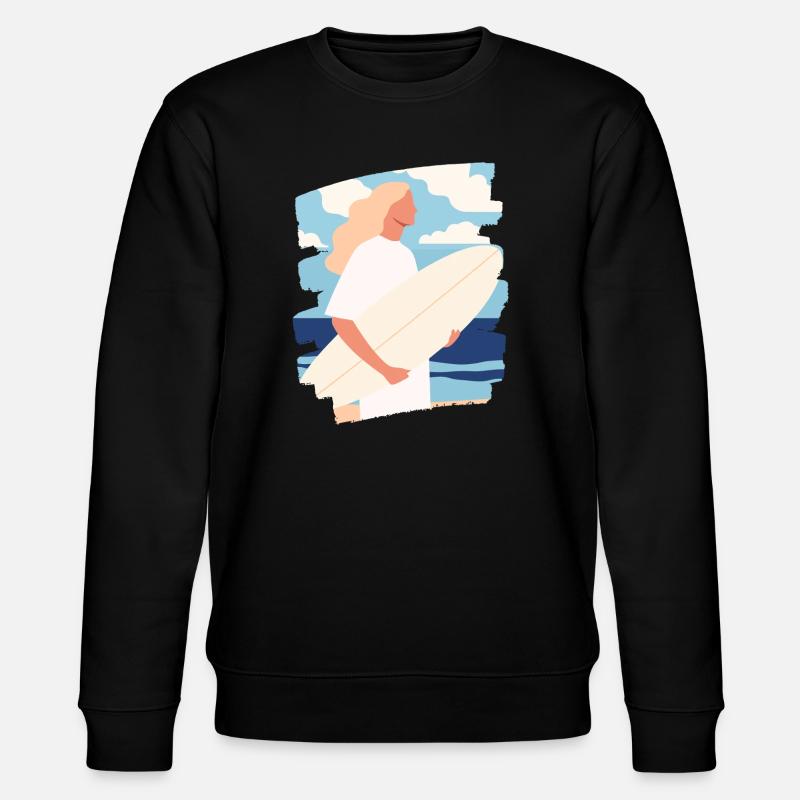 Surfer - Stanley/Stella Unisex Bio-Sweatshirt CHANGER  - Schwarz