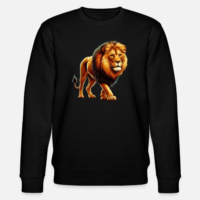Lion - Sweat bio CHANGER Stanley/Stella Unisexe - noir