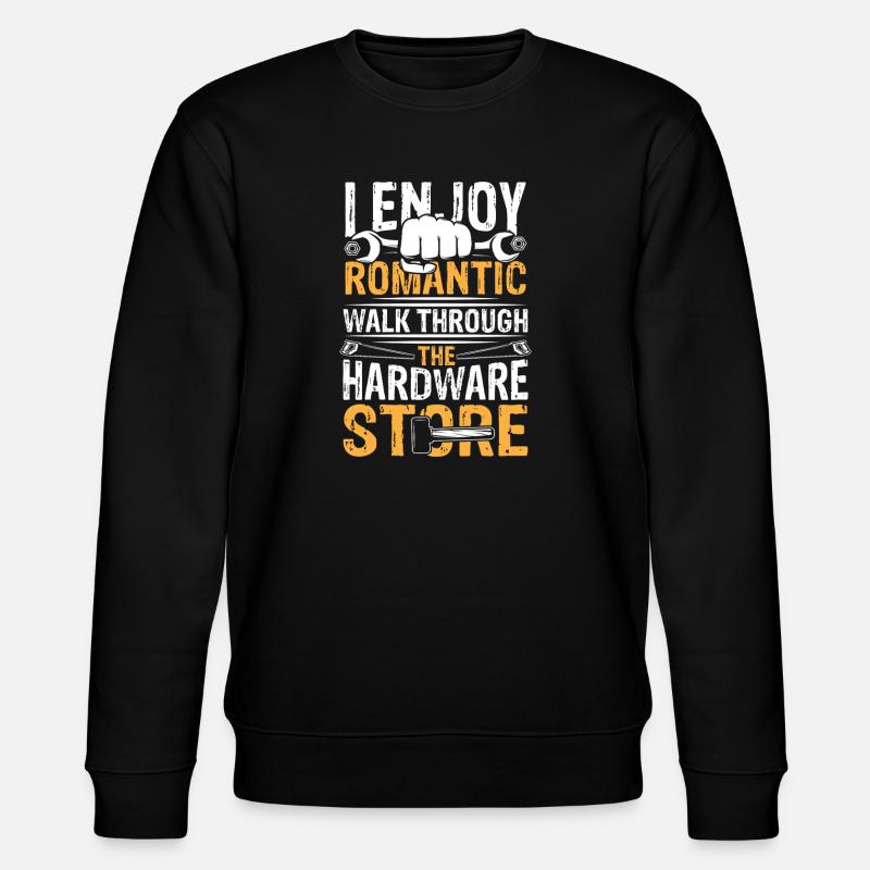 Romantic walk through hardware store - Stanley/Stella Unisex Bio-Sweatshirt CHANGER  - Schwarz