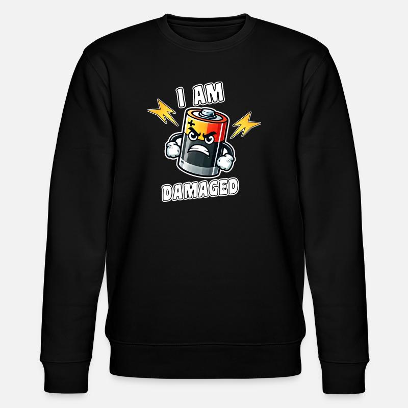 Emotional depth, self-awareness, acceptance - Stanley/Stella CHANGER Unisex Organic Sweatshirt - black