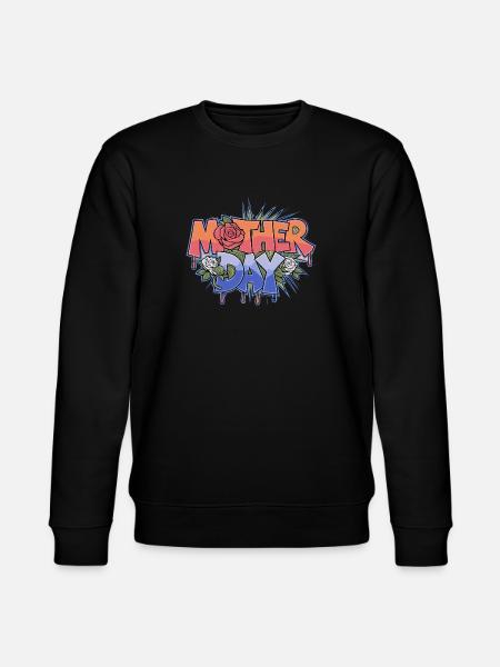 Graffiti Mother Day - Stanley/Stella CHANGER Unisex Organic Sweatshirt - black