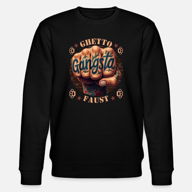 Ghetto Faust - Stanley/Stella Unisex Bio-Sweatshirt CHANGER  - Schwarz