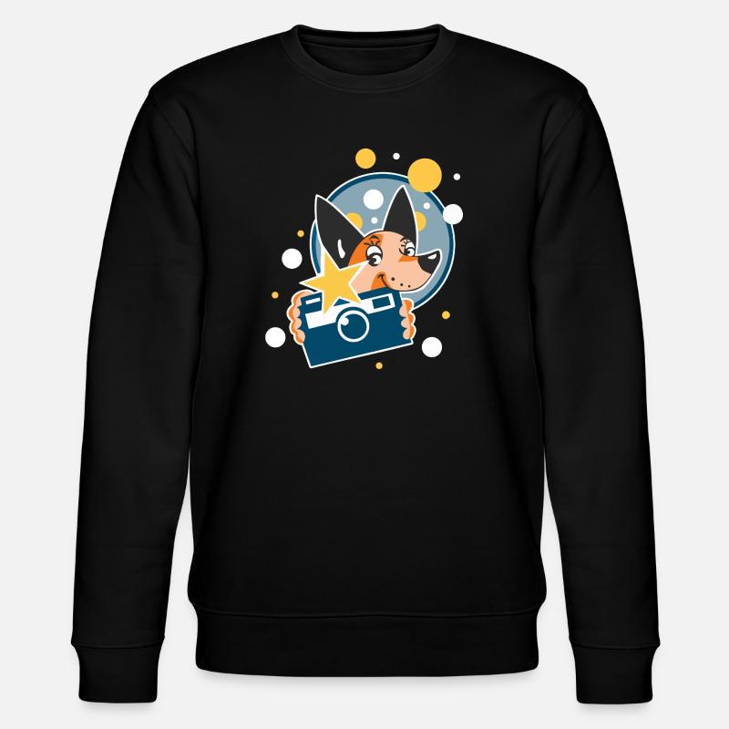Chien Photographe  - Sweat bio CHANGER Stanley/Stella Unisexe - noir