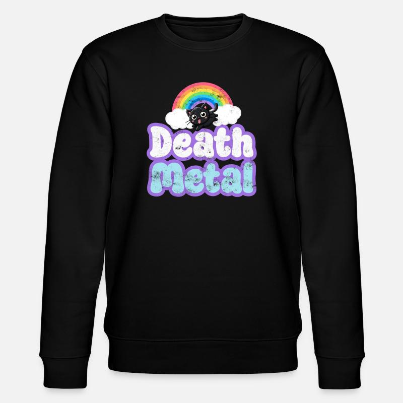 Death Metal - Stanley/Stella Unisex Bio-Sweatshirt CHANGER  - Schwarz