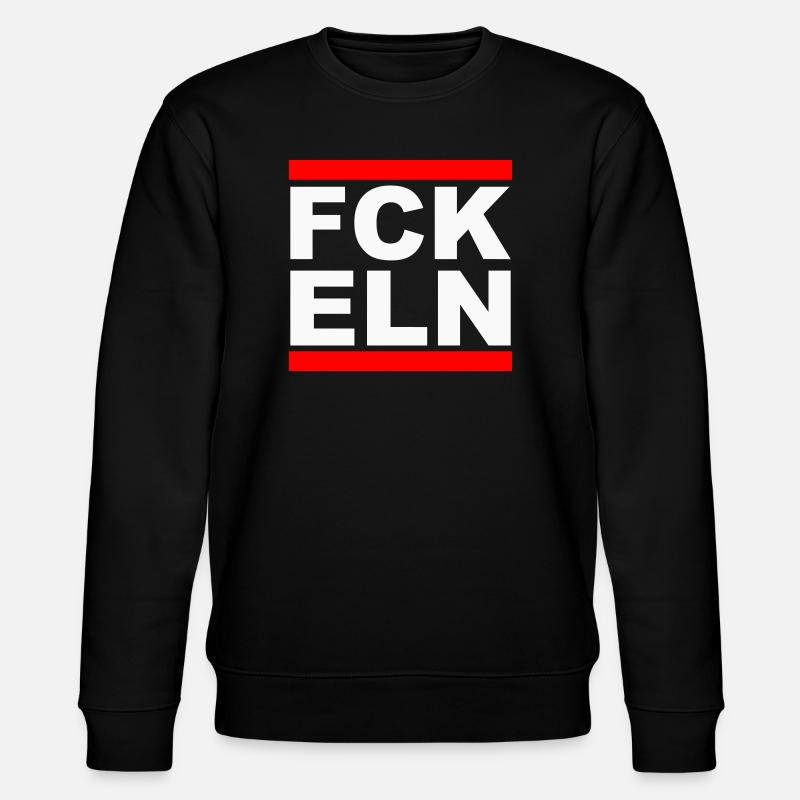 FCK ELN – Bold Statement Tee - Stanley/Stella CHANGER Unisex Organic Sweatshirt - black