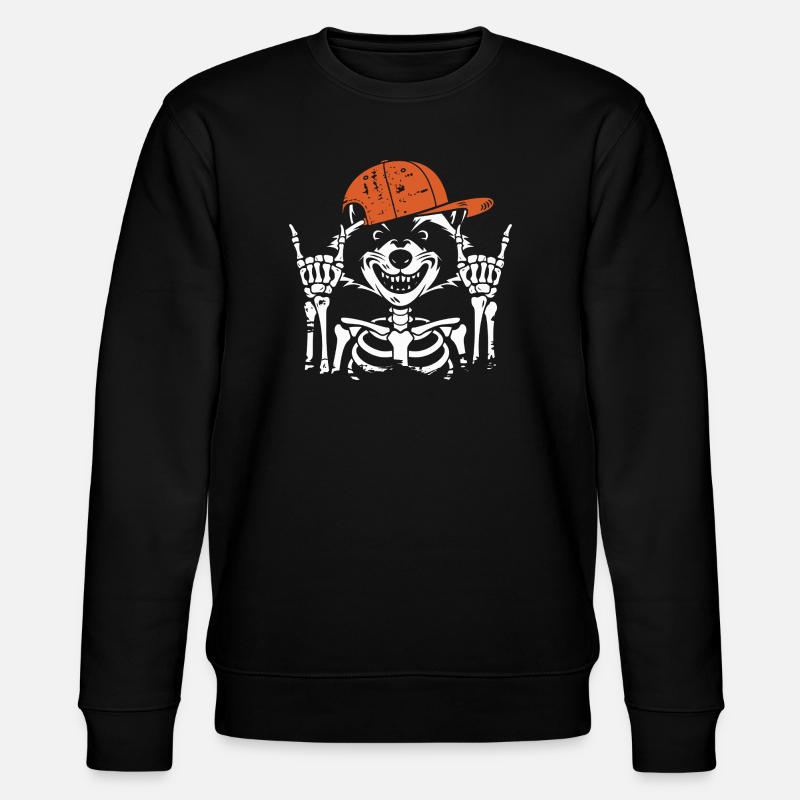 Os de raton laveur Rocker - Sweat bio CHANGER Stanley/Stella Unisexe - noir