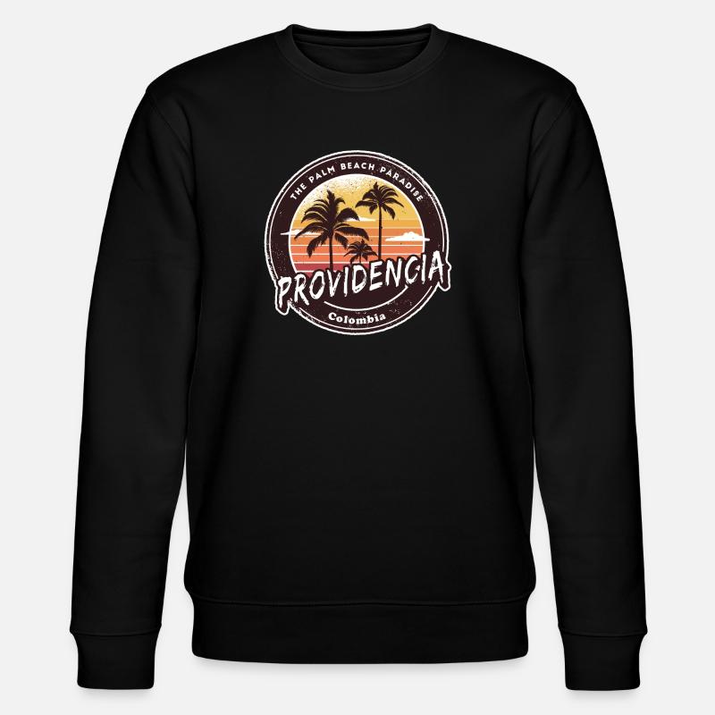 Providencia Palmiers Plage Design - Sweat bio CHANGER Stanley/Stella Unisexe - noir