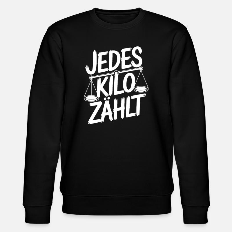 Every kilo counts - Stanley/Stella CHANGER Unisex Organic Sweatshirt - black