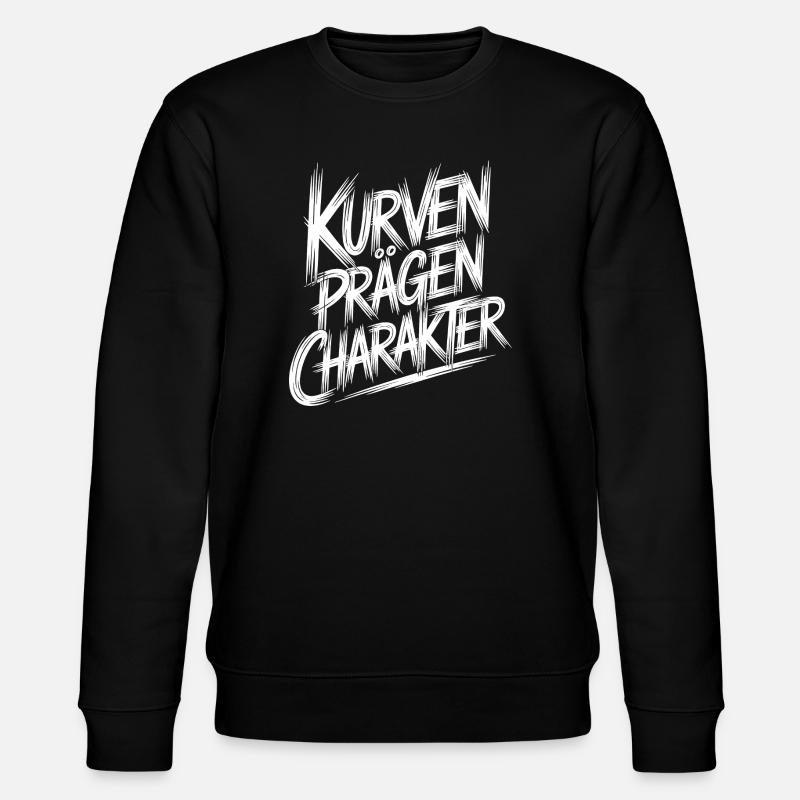 Kurven praegen Charakter - Stanley/Stella Unisex Bio-Sweatshirt CHANGER  - Schwarz