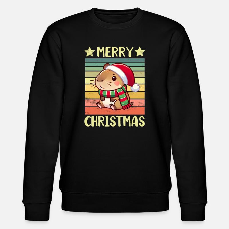 Noël de Capybara - Sweat bio CHANGER Stanley/Stella Unisexe - noir