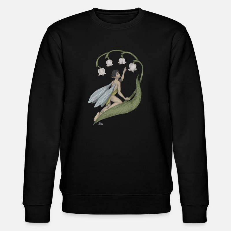 Lutin au muguet - Sweat bio CHANGER Stanley/Stella Unisexe - noir