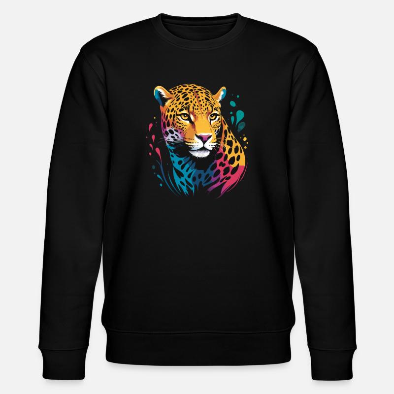 Jaguar Head RENDU - Sweat bio CHANGER Stanley/Stella Unisexe - noir