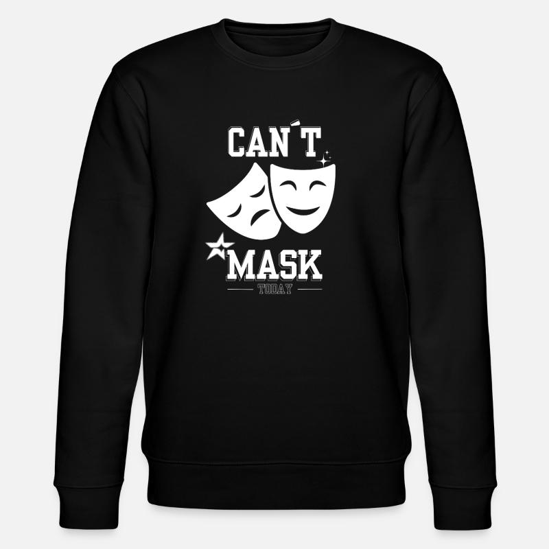 Can't Mask Today – Neurodivergent Energy Drain - Stanley/Stella CHANGER Unisex Organic Sweatshirt - black