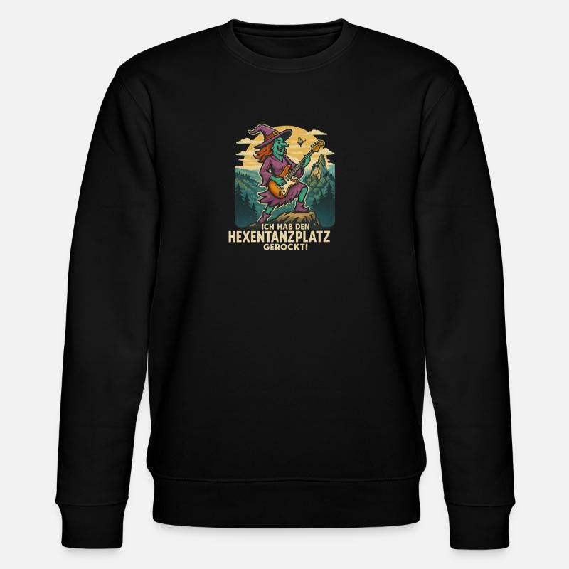 Hexentanz Rock auf Hexentanzplatz - Stanley/Stella Unisex Bio-Sweatshirt CHANGER - Schwarz