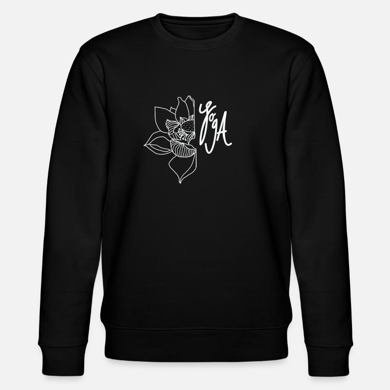 Lotus Yoga - Stanley/Stella Unisex Bio-Sweatshirt CHANGER - Schwarz