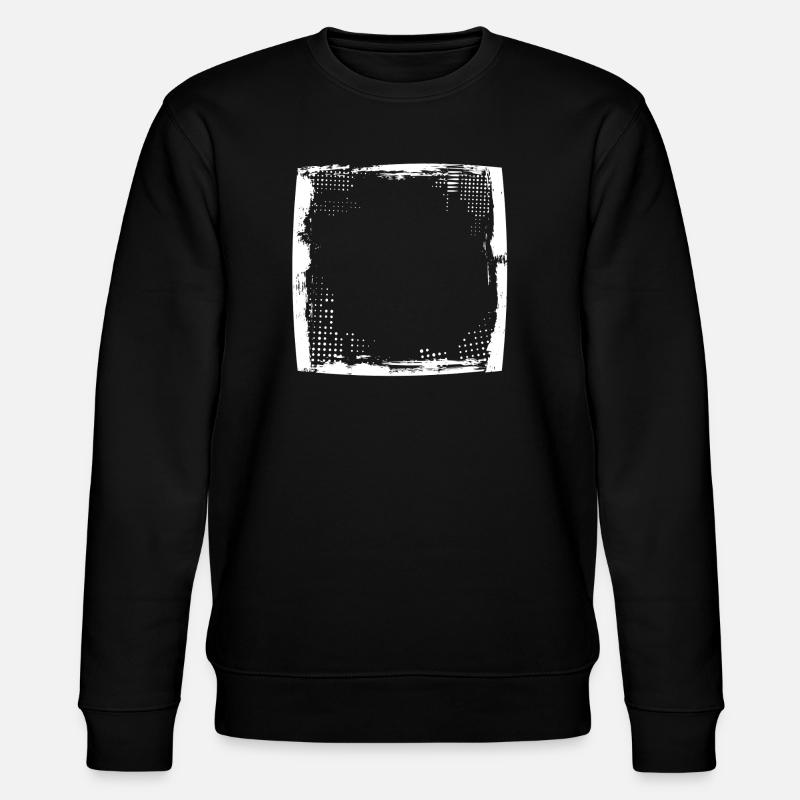 Frame dirty dirty white - Stanley/Stella CHANGER Unisex Organic Sweatshirt - black