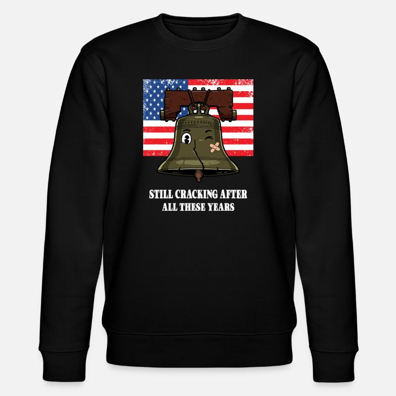 Freiheitsglocke - Stanley/Stella Unisex Bio-Sweatshirt CHANGER  - Schwarz