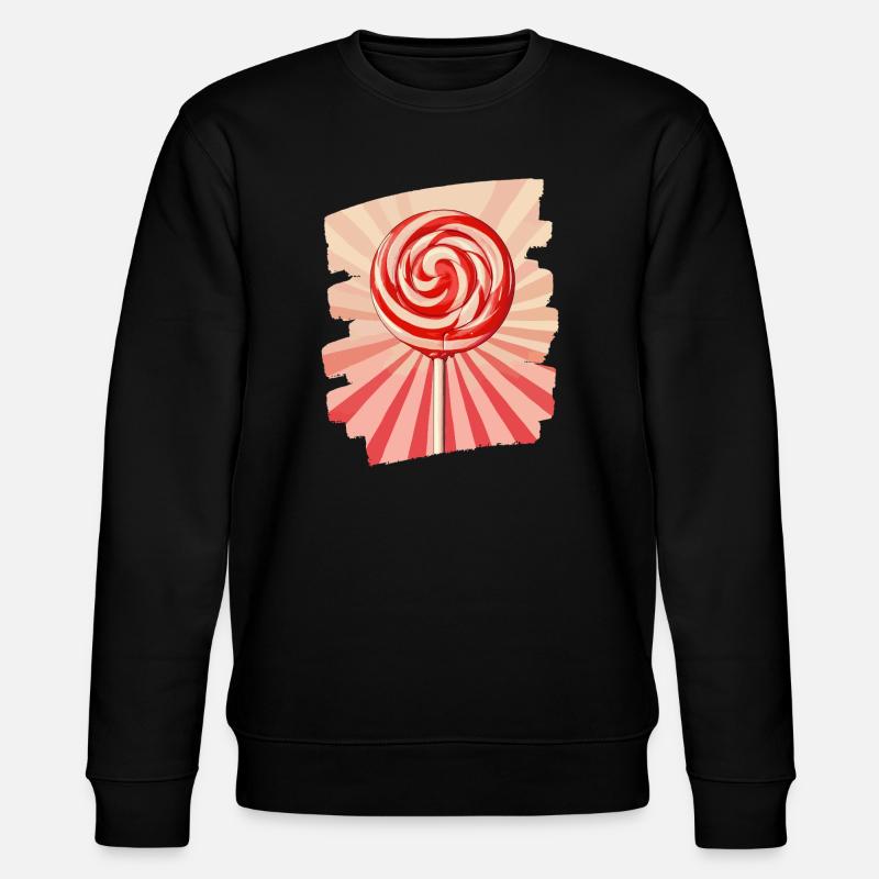 Lollipop lollipop candy candy - Stanley/Stella CHANGER Unisex Organic Sweatshirt - black
