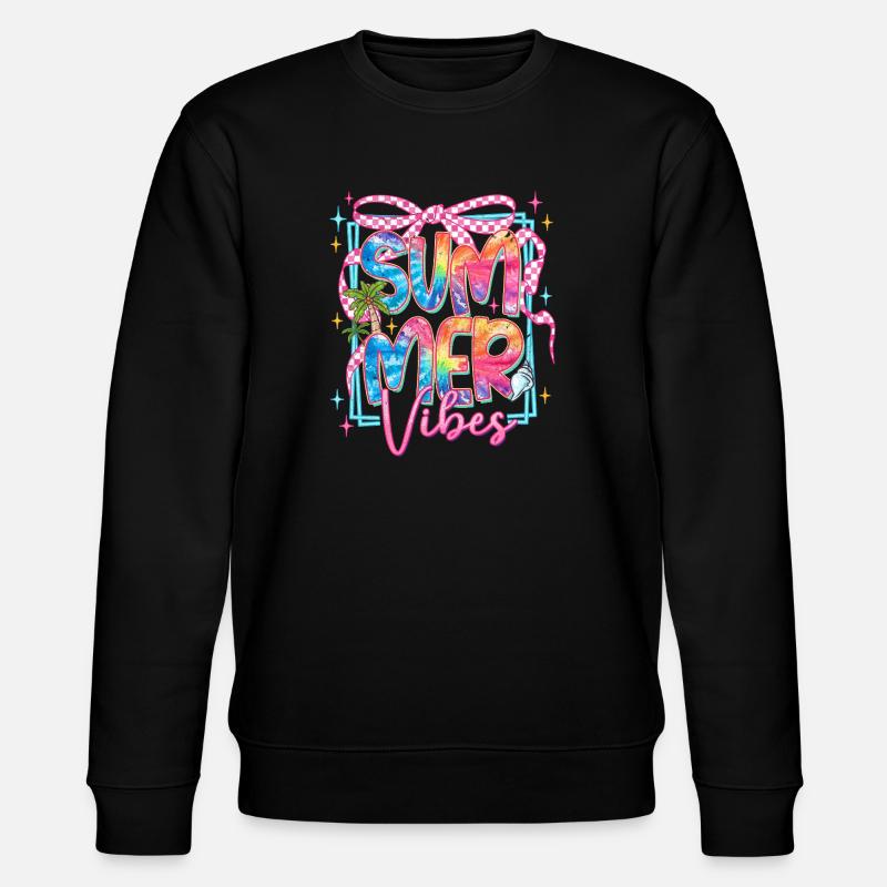 Tropical Breeze - Stanley/Stella Unisex Bio-Sweatshirt CHANGER  - Schwarz