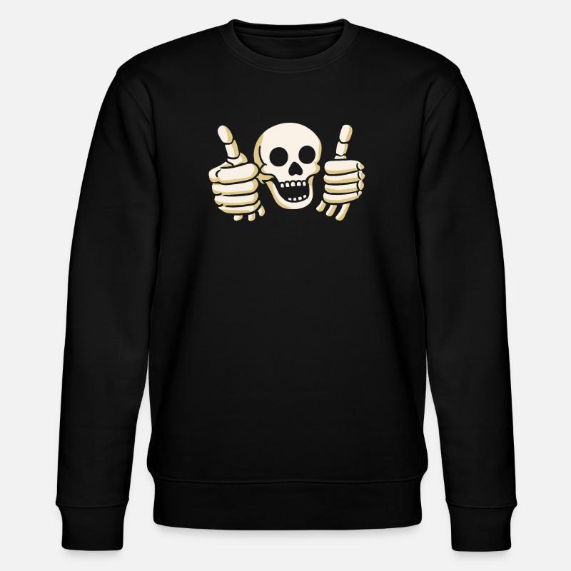 Crâne OKI - Sweat bio CHANGER Stanley/Stella Unisexe - noir