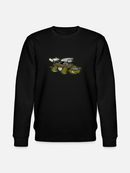 Turbo Turtle High-Tech - Stanley/Stella CHANGER Unisex Organic Sweatshirt - black
