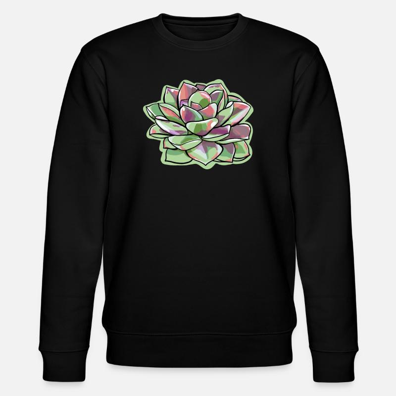 Echeveria Fat Leaf Rosette Succulente - Sweat bio CHANGER Stanley/Stella Unisexe - noir