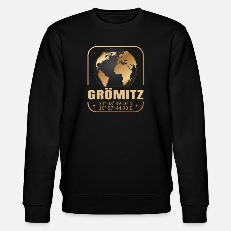 Grömitz - Stanley/Stella Unisex Bio-Sweatshirt CHANGER  - Schwarz